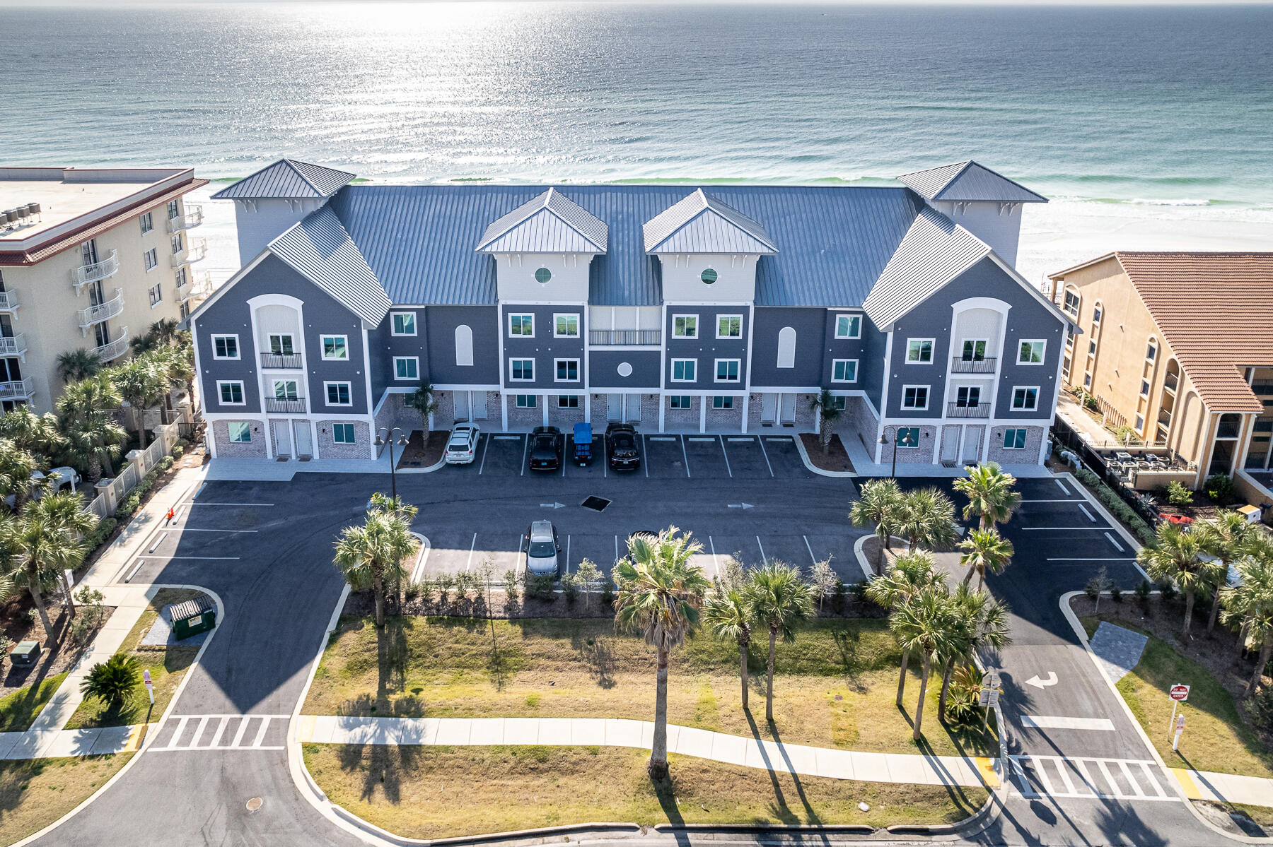 Welcome to Henderson Beach Villas, Destin's newest luxury beachfront community.  Perfectly situated in Crystal Beach, this thoughtfully designed 10- unit development maximizes the picturesque views of the Gulf of Mexico. Henderson Beach Villas boasts 4 stories of outdoor living space and immediate walk-out access to privately deeded beaches. Luxury in-unit amenities include: a private heated rooftop pool with covered cabana, in-unit elevator, and private movie theatre room.