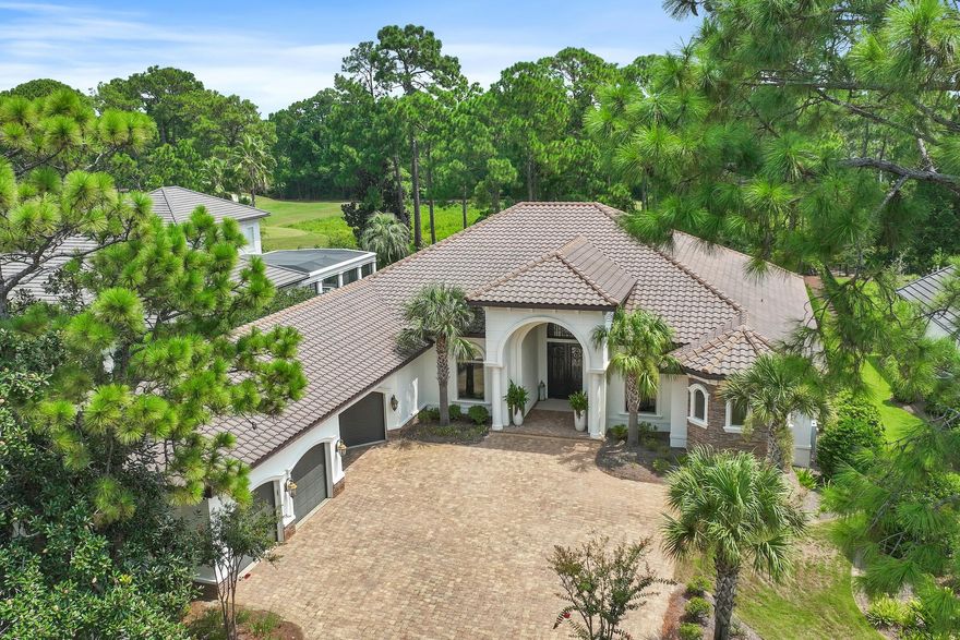 Outdoor fireplace! Welcome to 3585 Preserve Lane, nestled in the secure enclave of Burnt Pine, a private gated section of Sandestin Golf and Beach Resort. Residing in Sandestin offers a unique way of life, characterized by a wealth of amenities readily available to its community. The perks of living here encompass a world of amenities all within your own neighborhood, including private beach and beach club, Marina, tennis center, multiple golf courses, a fitness center, spas, numerous swimming pools, a year-round schedule of events and a wide variety of dining and shopping. This extensive suite of amenities serves to enhance the residential experience in Sandestin. Click ''more'' to continue. Built in 2016, the residence at 3585 Preserve Lane boasts a contemporary and pristine look. Spanning a spacious and open floor plan, it encompasses four bedrooms, four full baths, one half bath, an exclusive office, a swimming pool, a summer kitchen, plenty of covered outdoor entertaining space, an indoor and an outdoor fireplace, and a three-car plus golf cart garage. This home provides ample space and luxurious amenities to ensure a comfortable and refined lifestyle.