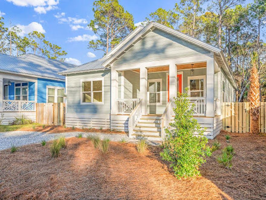 This brand-new beach home offers the perfect blend of luxury and coastal charm, making it an ideal choice for those seeking the Emerald Coast lifestyle. It is positioned in a prime location just 3,000 feet from the Cessna Landing boat ramp to Choctawhatchee Bay and only two miles from the breathtaking white sand beaches.Designed to impress, this home features an open-concept layout with vaulted ceilings and elegant wooden beams, creating a delightful atmosphere throughout the living, dining, and kitchen areas. The kitchen boasts soft-close cabinets and quartz countertops, offering both style and functionality. The living room is a welcoming space where you can gather with family and friends or unwind by the fireplace for a cozy evening. The master suite is a true retreat, showcasing a tray ceiling accented with rich wooden beams for a refined touch, and a spa-like bathroom, adorned with marble flooring and tiles, a double-sink vanity, and a sleek glass walk-in shower. Additional features include a spacious laundry room for convenience, and an innovative instantaneous water heater that ensures energy efficiency without compromising comfort. Outdoor living is just as spectacular, with spacious verandahs at both the front and back of the home, offering plenty of room to relax and soak in the coastal breeze with a fenced backyard that provides privacy.
Whether you're looking to create a steady rental income or embrace the laid-back beach lifestyle, this home presents a remarkable opportunity for coastal living at its finest. 
