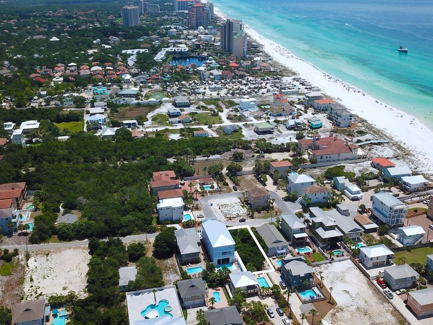 Well positioned lot location in Miramar Beach south of Highway 98 on Sandtrap Road. This lot is a traditional size spanning 50 feet along Sandtrap Rd and is 150 feet deep. Rare offering to build a primary, second home, or rental investment property.