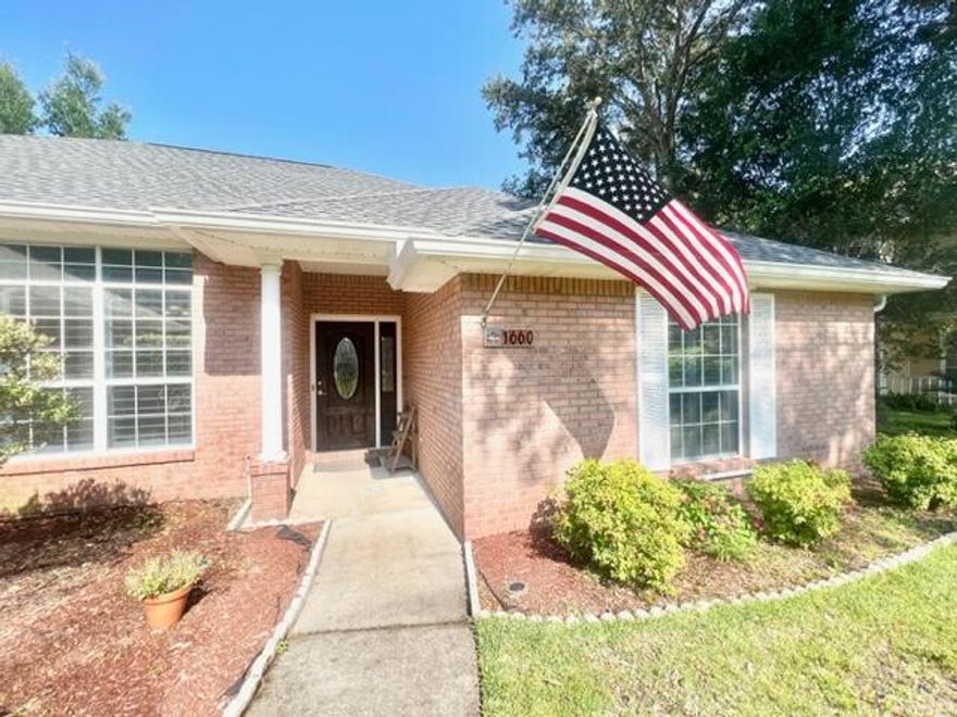 Available July 7!This Beautiful 4 bedroom 2 bath home is on a large corner lot in Parkwood Estates! The Kitchen features stunning dark wood cabinets and granite countertops, stainless steel appliances and snack bar! The Master bedroom is large and features an en-suite with double sinks, a large whirlpool bathtub, and a standing shower plus a walk in closet!! There is tile flooring in the main areas, and carpet installed in the two bedrooms that have carpet. There is a large 20X30 screened patio!Pets Considered with Owner Approval! Dogs - one only, no larger than 50 lbs - No Cats!See More for info on Resident Benefits PackageTenant to verify all data. Please call Sound Choice to schedule a viewing 8503898533