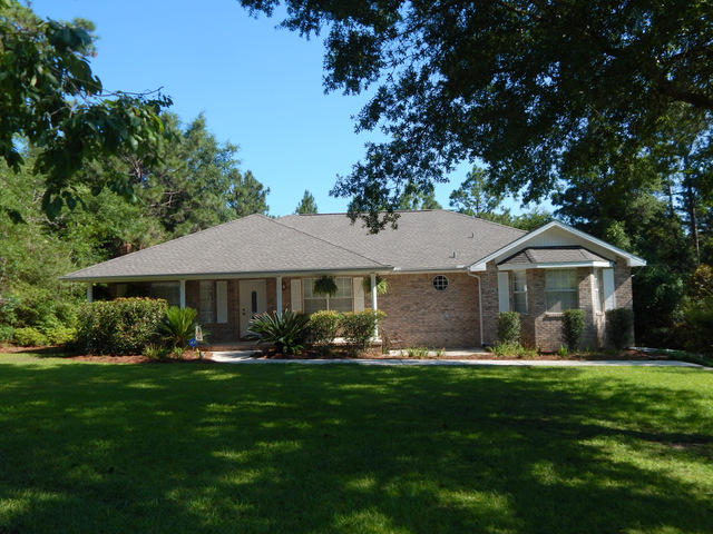 One of a kind property ! Located in the heart of Crestview with great waterfront views. On a large lot and so much to offer. The lot is nearly 3/4 of an acre, has a 3 car/ side load garage and is a fully fenced back yard. The interior is ''turn key'' ready with fresh paint, craftsman style trim work, crown molding, treyed ceilings, upgraded lighting and plumbing fixtures. The great room overlooks the large, well landscaped back yard and has vaulted ceilings and wood floors. The 4 bedrooms are set up in a split bedroom floor plan and are all of good size with additional walk-in closets. 2 of the bedrooms are serviced by a ''Jack& Jill'' bathroom. This home is ready for immediate occupancy and well worth a closer look. Call today to view this beautiful home before it is SOLD!