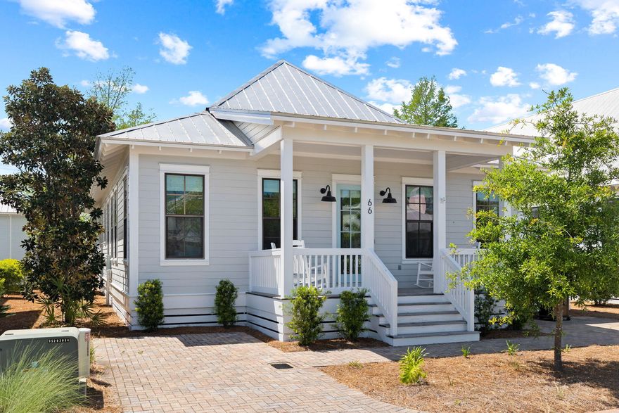 Welcome to your dream beach cottage in the gated resort community of Cypress Dunes! This professionally decorated single-story home boasts 3 bedrooms, 2.5 baths, and a spacious open-concept layout with 10-foot ceilings. Step inside to discover a bright and airy living, kitchen, and dining area, perfect for entertaining or relaxing with family. The community amenities include 2 community pools, an owners' clubhouse with stunning views of Topsail Preserve and the Gulf of Mexico, a fitness center, and tennis and pickle ball courts. This home is conveniently located near beach accesses on the west end of 30A. Dining and shopping options abound, with Gulf Place and Grand Blvd in Sandestin just a short drive away. This charming home would make a great second home, short term rental or primary!