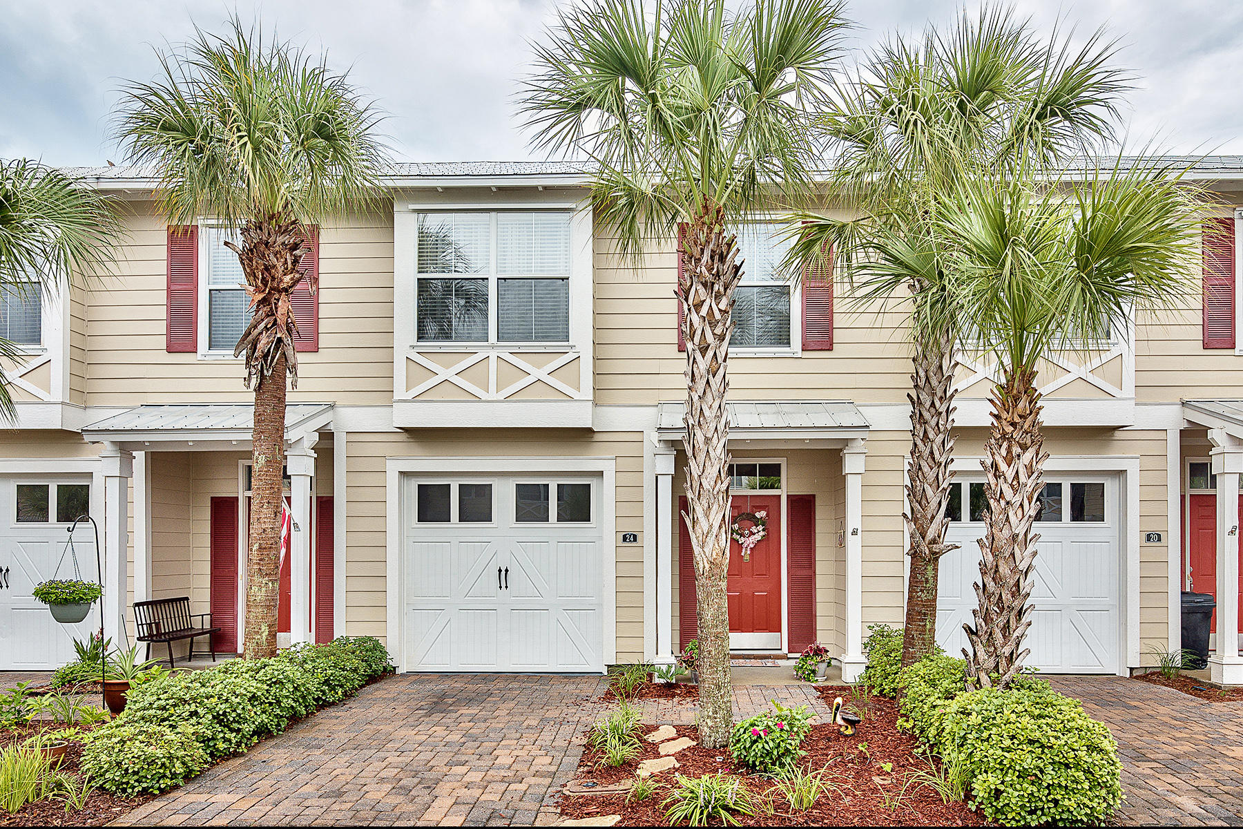 The neighborhood of Eagle Bay is located in Santa Rosa Beach conveniently near the beaches of South Walton, Sacred Heart Hospital, and Sandestin Premium Outlets. This well maintained 3 bedroom 2 1/2 bath townhome features tile floors and crown molding throughout the first level, granite counter tops in the kitchen & bathrooms, and a covered porch perfect for enjoying views of the natural setting in Eagle Bay. The second floor is home to the master bedroom with large walk in closet, master bathroom, and two guest bedrooms and bathroom.