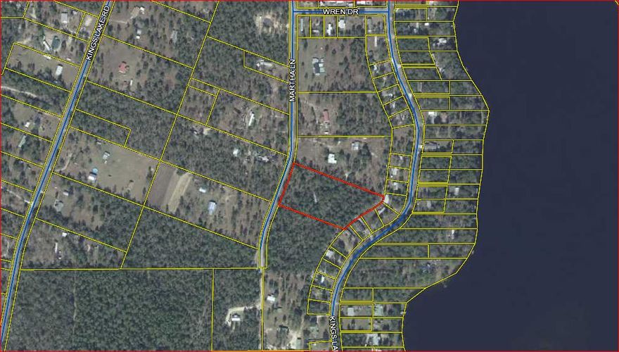 Survey is available 3.8 acre lot with 2 bed 2 bath Manufactured home on it. being sold as-is. Does have a water tap available. Pictures coming soon.