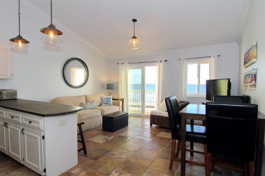 GULF FRONT LEEWARD II UNIT ON 3RD FLOOR, only 9 units in building. UNOBSTRUCTED GULF VIEWS,VAULTED CEILINGS IN KITCHEN/LIVING AREA MAKES UNIT APPEAR MUCH LARGER. ONE BEDROOM WITH BUNKS IN HALLWAY. CATHEDRAL CEILINGS. KING BED, BUNKS AND SLEEPER SOFA ALLOW THIS UNIT TO SLEEP SIX.SOLD FURNISHED. ONLY NINE UNITS IN COMPLEX. HOA fee includes insurance, Exterior of building,Water,TV cable and internet. ALL INFORMATION CONTAINED IN LISTING IS BELIEVED TO BE ACCURATE BUT NOT GUARANTEED.