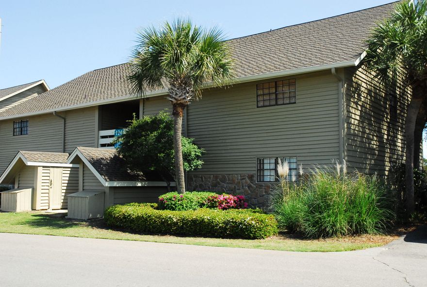 Fantastic location within Seascape Resort! Very near the beach, across from Tennis and pool! Low density with only 4 units in the building. This 2 bedroom, two bath ground floor unit is a great opportunity! Great rental income potential. Just painted.