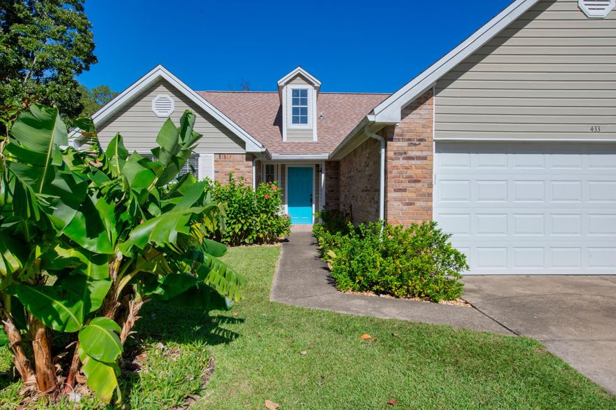Beautiful brick home in Fort Walton Beach just minutes from Eglin and Hurlburt AFB. Step inside to find vaulted ceilings, fireplace and an abundance of windows bringing plenty of natural light. The kitchen features a breakfast bar with granite countertops and  eat-in area. Off the spacious master bedroom is the master bathroom with double vanity and shower.  Down the hallway are the other two bedrooms and second bathroom with a shower, tub combo and cabinets to match the rest of the home. There is plenty of space for relaxing or enjoying outdoor activities in the privacy of the fenced backyard. Schedule your showing today and let us welcome you home!