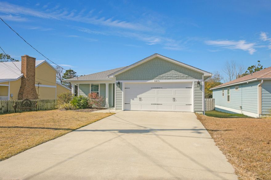 NO HOA! This gorgeous 3 bedroom - 2 bath home is a custom Coastal Craftsman design and perfect for your PCB dreams! Perfectly located on highly desirable Laguna Beach (west end of Panama City Beach) and just a few minutes away world-famous PCB beaches, 30A shopping/restaurants, Pier Park + more! The boutique kitchen features stunning and gorgeous granite countertops, slate gray cabinetry, and stainless steel appliances. NO CARPET - Gorgeous LVP flooring throughout the home. The open floor plan is highlighted w/ a tray ceilings and plenty of room to entertain. The master bedroom suite is oversized, and the master bathroom boasts a custom built master shower. The backyard features a screened in deck and plenty of room for a pool! Do not let this one PASS you by.