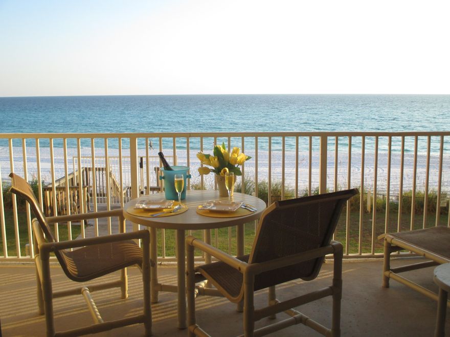 TIRED OF OLD, DREARY, DATED CHOICES? Don't want to do the reno? Bring your toothbrush & flip-flops, THIS UNIT IS FOR YOU! Truly GULF FRONT! HIGHEST GROSSING One bedroom unit at The Beach House in 2016 (45K) & 2015 (42K). This FULLY FURNISHED, beautifully RENOVATED, DELUXE unit is freshly painted, with new kitchen backsplash, remodeled bathroom, all new rugs, quality furnishings & upgraded housewares. It has a HUGE BALCONY, washer/dryer in the unit, big kitchen with a breakfast bar, granite countertops throughout and an oversized storage closet (6'x9'). FAMILY FRIENDLY, 650' deeded beach, seasonally heated BEACH FRONT POOL, UTILITIES included in the dues. Beach House units rarely come on the market. Don't miss your chance to own a Piece of Paradise & rental income to pay for it! The Beach House Condos have big resort amenities without the big resort feel or price â€“ onsite check-in, large clubhouse, tennis courts, BBQ & gas grills, gazebo, gated beach access, outdoor showers, exercise room & game room.  RENTAL READY and easily transferred on the ResortQuest program â€“ beach set-ups included.