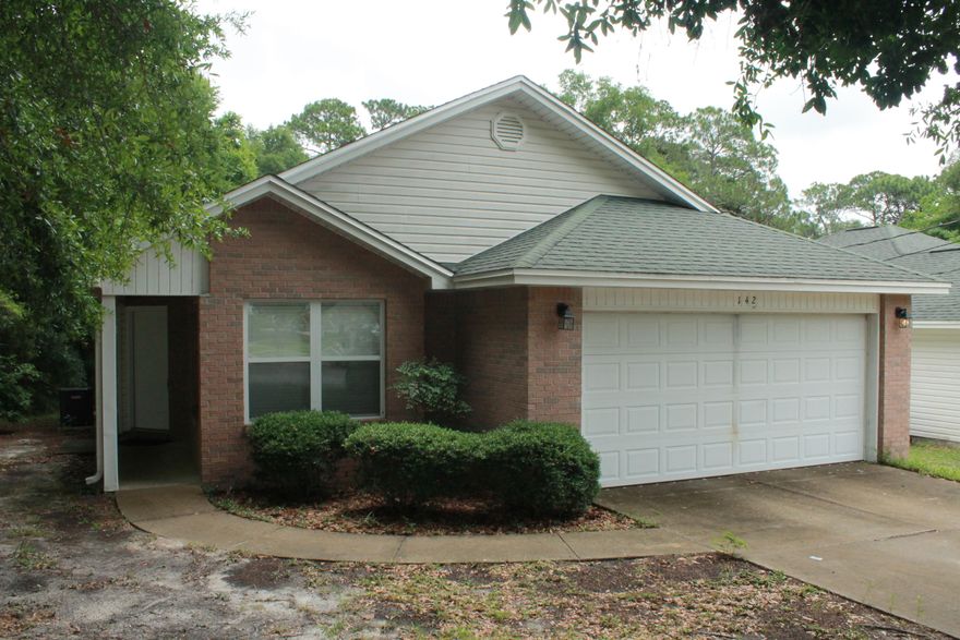 Available October 9!This beautiful home offers a comfortable and convenient living experience. With three spacious bedrooms and two bathrooms, there is plenty of room for you to relax and unwind. The vaulted ceilings create an open and airy atmosphere!The primary bedroom features an en-suite bathroom and a walk-in closet, providing a private retreat for you to enjoy. The indoor laundry room offers convenience and ease, making laundry day a breeze. Pets Considered with Owner Approval!**Carpet cleaning & Admin Fee charged (if applicable)**see more for info on Resident Benefits PackageTenant to verify all data. Please contact Sound Choice Real Estate to schedule a showing- 850-389-8533.