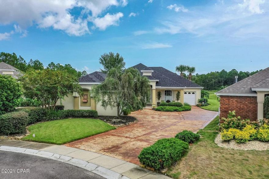 Watch breathtaking sunrises and sunsets from your beautiful, screened- in, heated saltwater pool and hot tub.  Nestled in the middle of everything Panama City Beach has to offer, is this one-of-a-kind 3bedroom (& office), 2.5 bath home in the exclusive gated neighborhood of Tierra Verde.  Sitting only 1 mile from the beautiful blue waters and 5.4 miles to the premier destination known as Pier Park this home is all about LOCATION, LOCATION, LOCATION!.  Pier park offers shops, dining, free open air-concerts & festivals throughout the year!  Enjoy ALL the area attractions and come home to 20' tray ceilings with LED lighting, triple crown molding, and all new KitchenAid stainless appliances just to name a few!!  Don't miss out on this amazing property!!