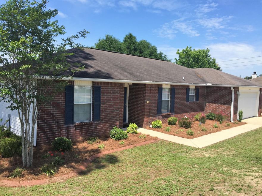 You are going to love this well maintained 3 bedroom, 2 bath house located on the south end of Crestview. The living room has newer wood laminate flooring, cozy fireplace, and newer sliding door. The kitchen has granite counter tops, all appliances, a breakfast area, and pantry. Both bathrooms have updated vanities and faucets. The home features a security system and surround sound. The home also comes with a transferrable termite bond.