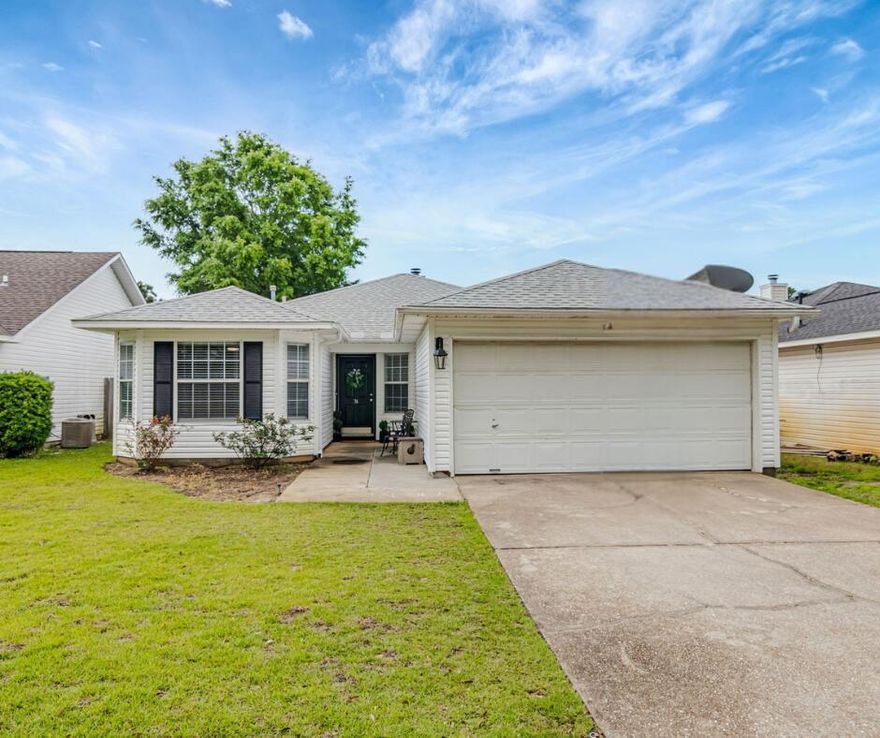 **Charming 3BR/2BA home in desirable Emerald Estates. **Tucked away in the peaceful back corner of Emerald Estates, this beautifully updated homes offers 1393 sqft of cozy yet open living space. Featuring a spacious layout with a welcoming feel, this well maintained home boasts a modern kitchen, generous living area, & nice backyard. Enjoy the convenience of a 2 car garage and central location close to both bases, the white sand beaches, and shopping! This gem offers comfort, charm, and practicality. Motivated sellers -- Dont miss your opportunity to own this home.