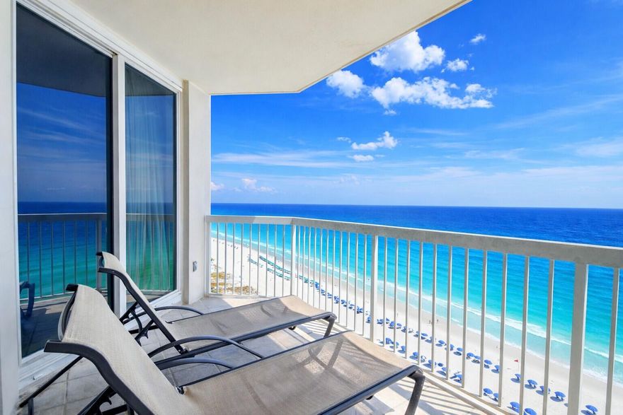 1502 W Silver Beach Towers. This 2-bedroom, 2-bath condominium has both bedrooms facing the Gulf - a rare design for Gulf-front condos on the Emerald Coast. This property also provides beautiful beach views from the main living area. Features include engineered wood & tiled flooring throughout, floor-to-ceiling doors/windows, access to the oversized balcony from both bedrooms & the living room, an owner's closet, & a deeded covered parking space. The kitchen features a breakfast bar & granite countertops, stainless fridge & dishwasher. The master & bath includes a double sink vanity with a granite top, a separate shower, a jetted tub, & a walk-in closet. Silver Beach Towers provides over 600 ft. of sugar-white sand. As well as 2 Gulf-side pools, 2 hot tubs, a BBQ Grilling area, a Pickleball/Tennis court, & is centrally located to many dining, shopping & entertainment options. Enjoy food and beverage service delivered right to your beach chair! A new seasonal service is available to all owners and guests at Silver Beach Towers! Strong rental history; gross income: 2024 - $76,237; 2025 - $84,178.
