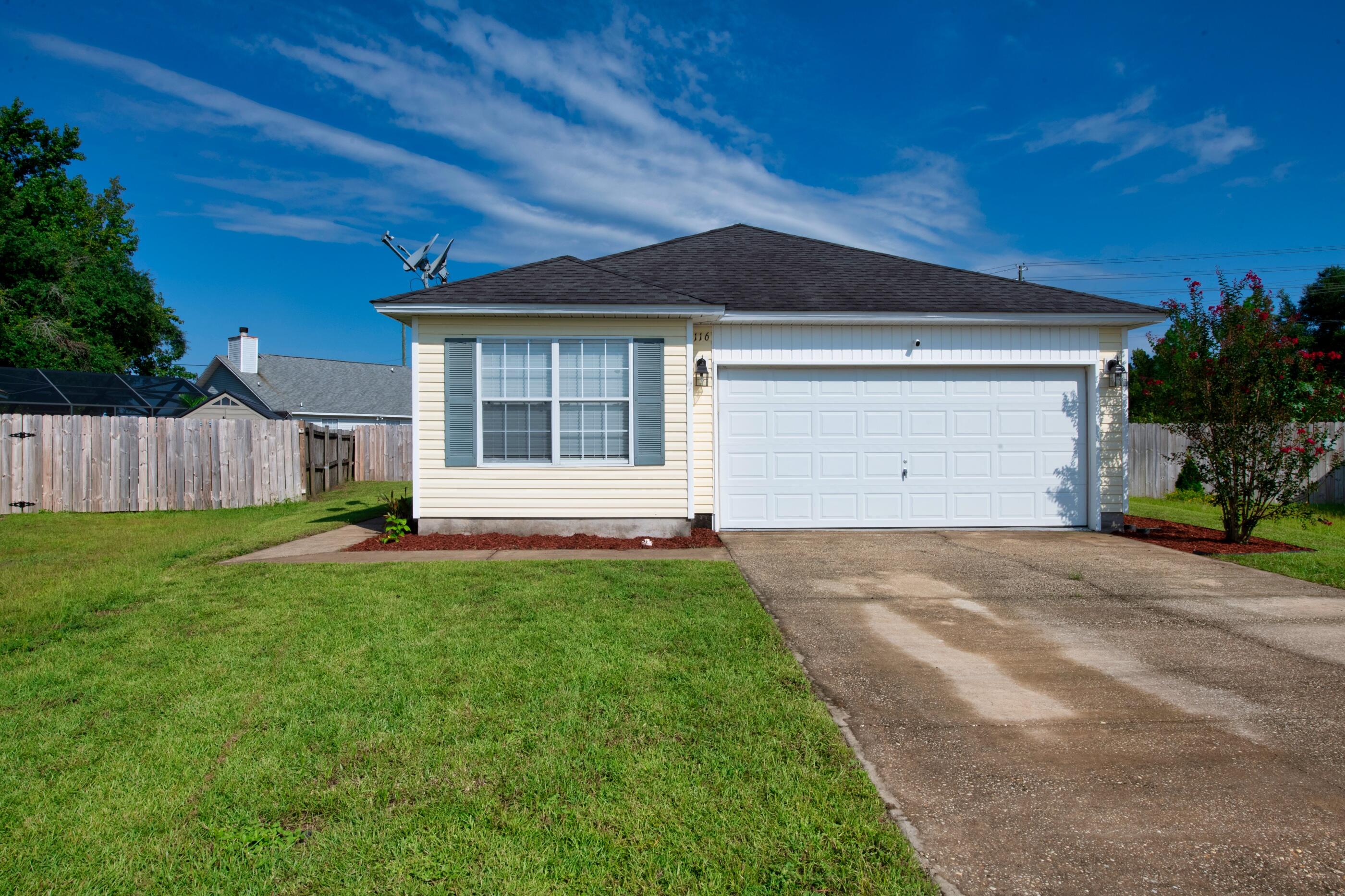 Open House Saturday 10am-1pm and additional showings to occur after open house. Welcome Home! Come check out this beautifully maintained home in South Crestview. The entire inside of the home was renovated about a year ago. Some features include granite countertops, large kitchen island overlooking the living room, vinyl flooring throughout the main living space, appx. 1 year old carpet in the bedrooms, and new sod this year in the backyard! Nice reasonable commute to military bases like Eglin AFB and Duke Field and close to local shopping centers and restaurants. HVAC-2020!