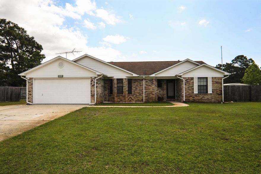 There is much to love about this great home! From the exterior of the home to the interior, this home offers a lot. In need of extra parking/storage that your typical 2-car garage cannot contain? Look no further: this home not only has a two car garage, but also two additional garages AND space to park an RV! Extra 45x122 property located across the back of the lot that the seller purchased separately. Because of the extra property, there are two tax ID's associated with the sale. The lot is spacious with lots of space on both sides of the home. In addition home has a NEW ROOF! Inside the home, you have a great split bedroom design for privacy. Both the master bedroom & bathroom have been recently remodeled. The kitchen features an eat-in area, convenient for busy mornings The kitchen features an eat-in area, convenient for busy mornings. Home also features a screened in porch, great for relaxing after a long day or entertaining guests! This home comes with three bedrooms, two full bathrooms, and 1,627 square feet of living space. Located at the end of a street, on a cul-de-sac. In addition to all of this some windows has been changed to high impact windows for hurricane protection.  The are also additional high impact windows in the garage to cover the windows not yet completed.  Less than 15 minutes from Hurlburt Field and just 30 minutes from Eglin AFB. Seller is offering a home warranty with an acceptable offer. 
Seller is willing to sell the Master bedroom furniture for $800.00.