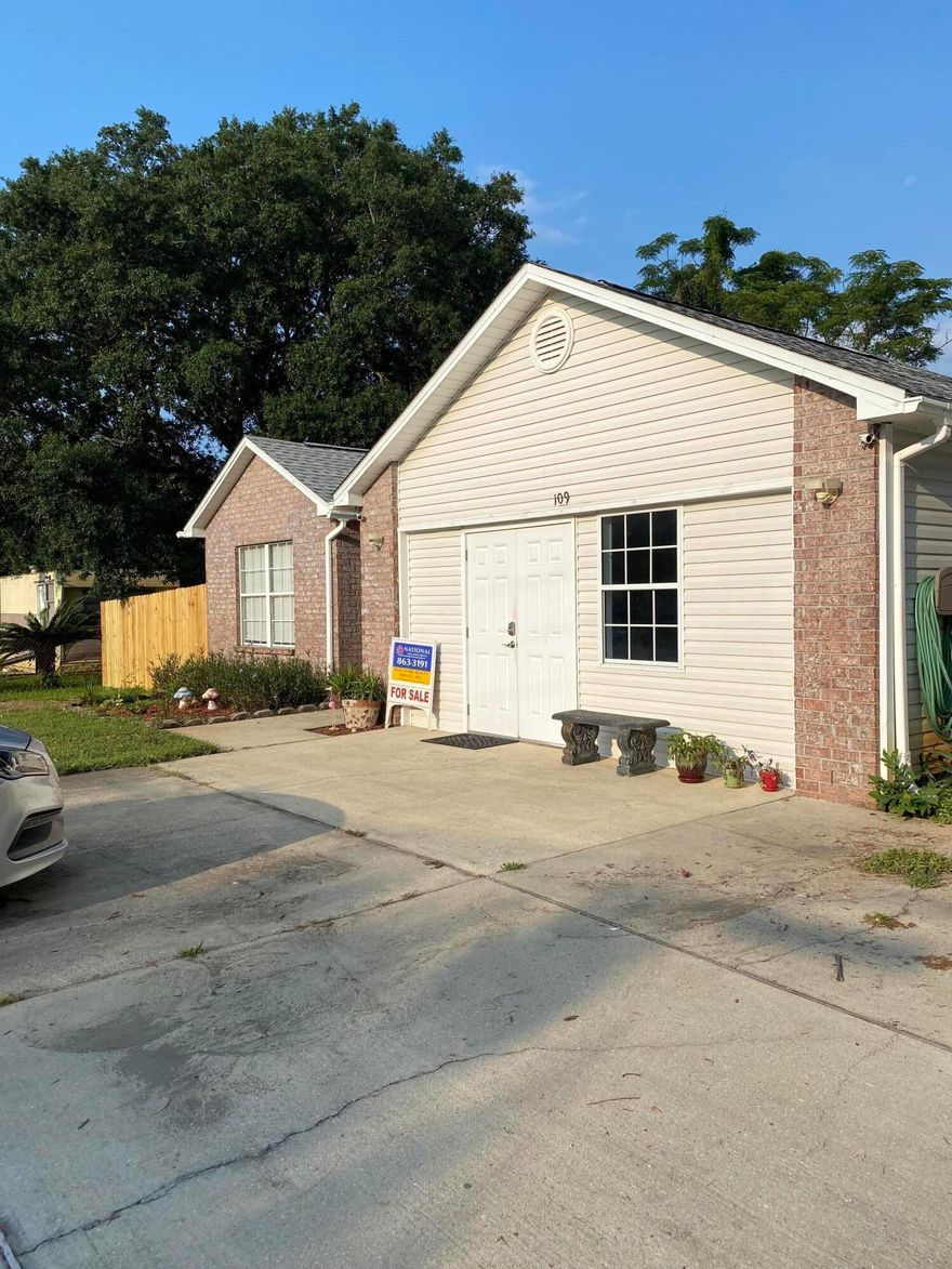 Roof 2020; Hot water heater 2020; Dishwasher 2021; Tile in kitchen/dining room/front of fireplace 2021; Kitchen cabinets & Granite counter tops 2021; New cabinet & toilet in 1/2 bathroom 2021; Carpet Master Bedroom 2021; Murphy Bed in bedroom; new smoke detectors installed; screened porch; Laundry room with LOTS of storage; Extra poured driveway for more parking; new privacy fence; gutters; sprinkler system.Buyer to verify room sizes.