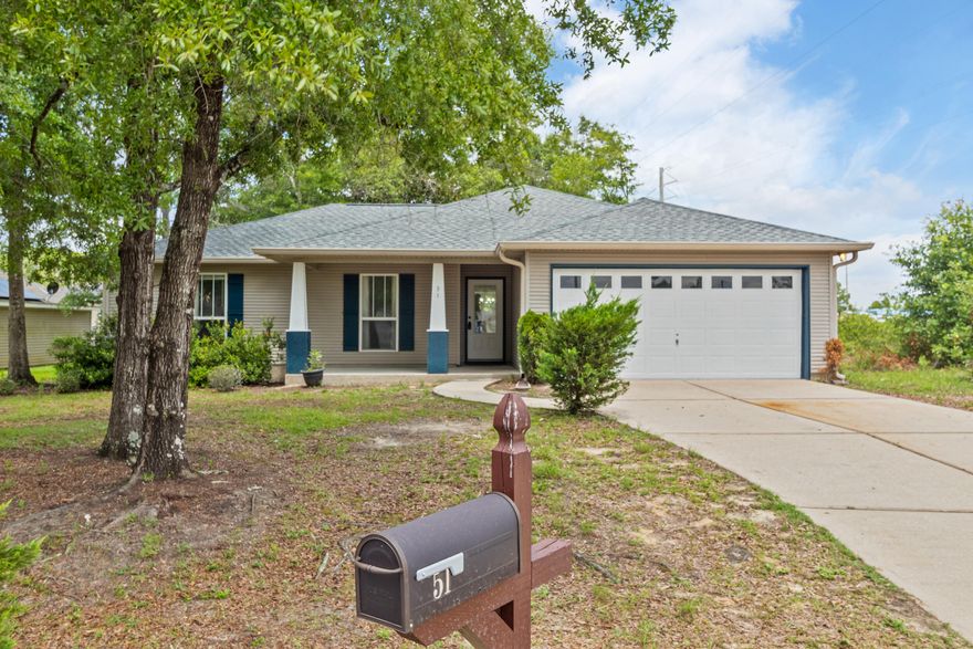 Tucked away on a quiet cul-de-sac, this beautifully updated 3BR/2BA home offers both charm and convenience, just steps from Walton High School and the WISE education center. Situated on a generous .59-acre lot, you'll enjoy extra outdoor space with no HOA restrictions. Inside, you'll find a bright, refreshed interior with durable LVP flooring, modern lighting, and a reimagined kitchen featuring quartz countertops and designer finishes. A brand new roof and fresh landscaping add to the home's curb appeal, making it completely move-in ready. Whether you're a first-time buyer or growing family, this home is a perfect blend of style and function in one of DeFuniak's most central locations. The home is ideally situated in a family-friendly community just steps from Walton High School perfect for anyone seeking convenience and proximity to daily essentials. The sellers have done all the work so you don't have to! Whether you're relocating or downsizing in a growing area, this home checks all the boxes. Eligible for FHA, VA, or conventional financing. Buyer to verify all details and measurements if important.