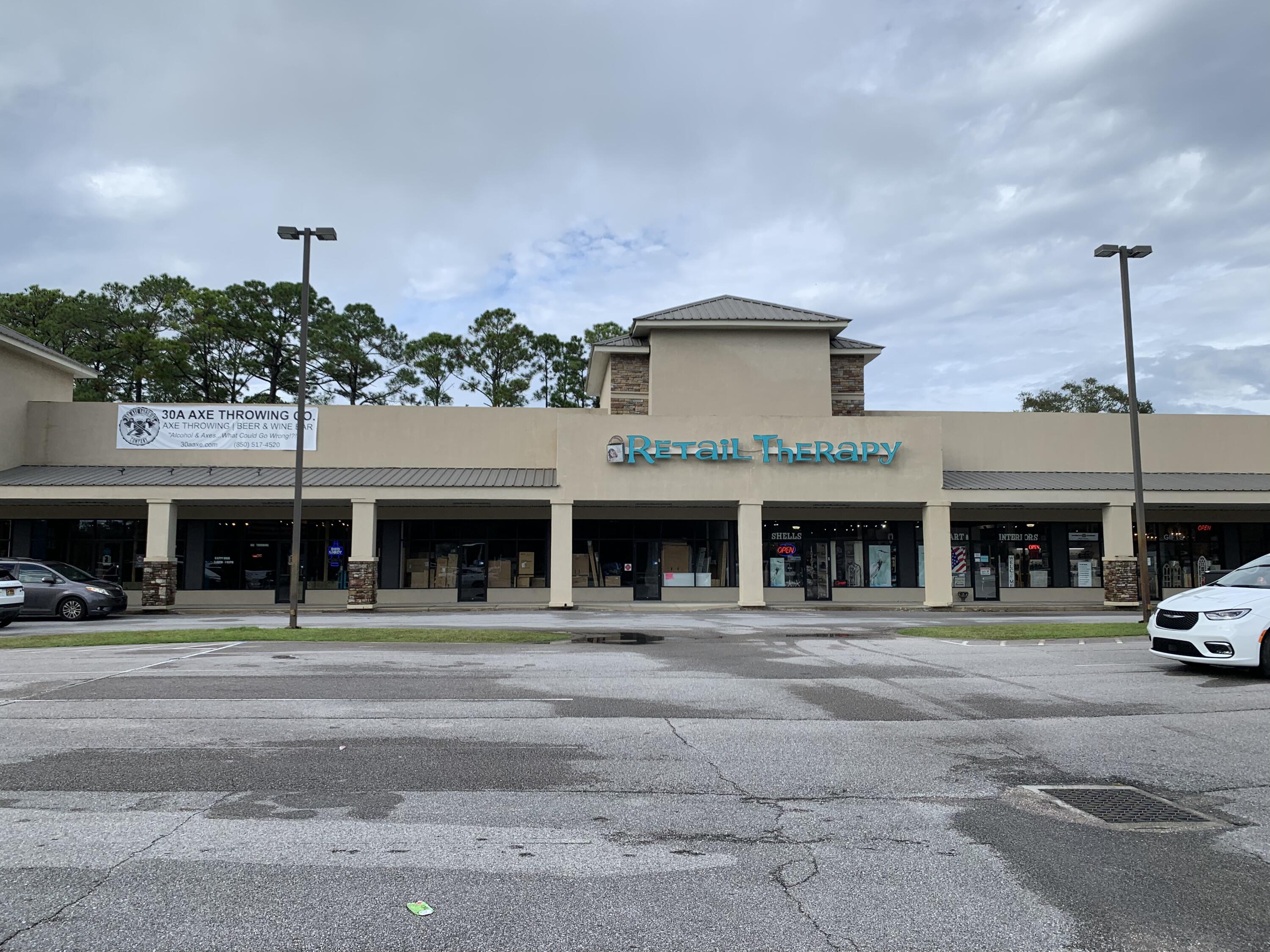 In-Line retail space available in The Landings center on the Northeast corner of Highway 98 and Mussett Bayou Rd. This property has a daily traffic count of approximately 45,000 vehicles and neighbors local hot spot Louis Louis. The unit is next to Furniture South and Retail Therapy. This space offers a significant retail development opportunity with high visibility along the area's primary transportation route, Highway 98. The space is 3,200 square feet, 40' wide X 80' deep, has finished concrete floors, sheetrock walls, spray foam ceilings, and includes a restroom. The Landlord is accepting all retail users including restaurants.