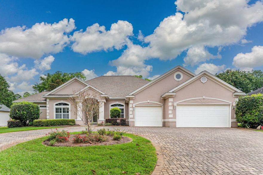 Homes in this beautiful neighborhood are rarely available, and this custom-built one is ready for you to move in! Only occupied by the original owners who had this home designed and built without cutting any corners. From the custom cabinets to the rounded drywall corners, every special touch was thoughtfully planned out. The home features 4 Bedrooms and 3 Full baths. One bedroom could be an office as it is currently shown. There's a BONUS room above the garage that's heated and cooled and perfect for a private office or craft room get away. The Master Suite is huge with a sitting area, walk-in closet and access to the lanai and spa/hot tub. The split floor plan has two add'l bedrooms; one with direct access to a full bath making it optimal for guests.
