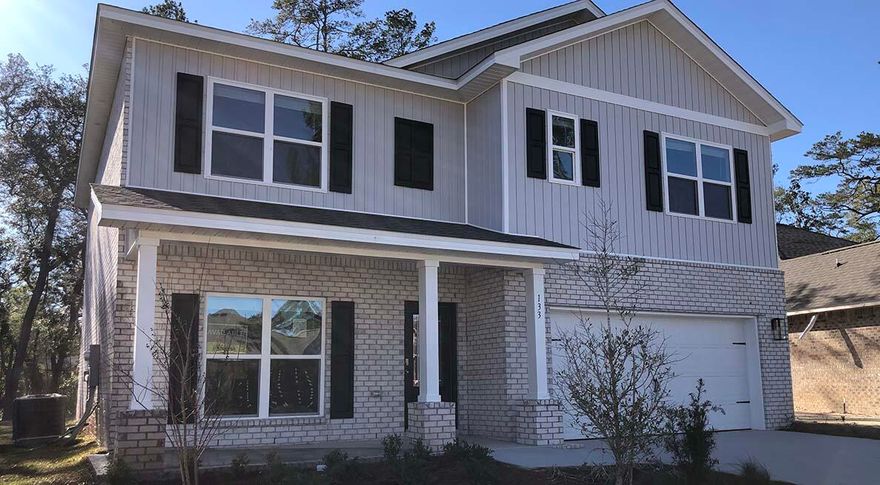 The Carol is an exceptional 5 bedroom, 3 bath home. As you enter this home, you will find an office to the right and garage to the left. Continuing down the entry way of the home, the kitchen will be directly to the right at the end of the entry way. The family room is open and spacious connected with the dining area leading to the back porch. Bedroom 2 is situated to the left right off the family room along with a bathroom situated across from the room. Upstairs you'll find a spacious bonus room, with bedroom 4 and 5 connected to it. Bath 3 down the hall to the right, also leads to bedroom 3. Upstairs you also have bedroom 1 with double vanity, walk in closet, and separate Garden tub and shower.