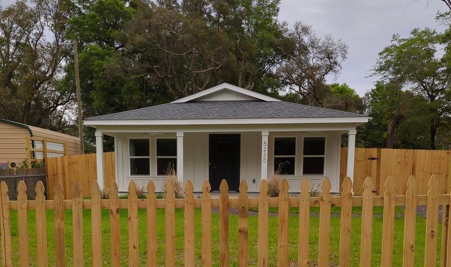 Home being entered in MLS for comparable purposes only. Beautiful 3/2 located in Milton. This 3/2 has granite counter tops in the kitchen and all bathrooms. LVP flooring throughout the home. The kitchen has ample cabinet space and an island. There is a covered porch on the front and back of the home with fans. The backyard has a privacy fence installed.