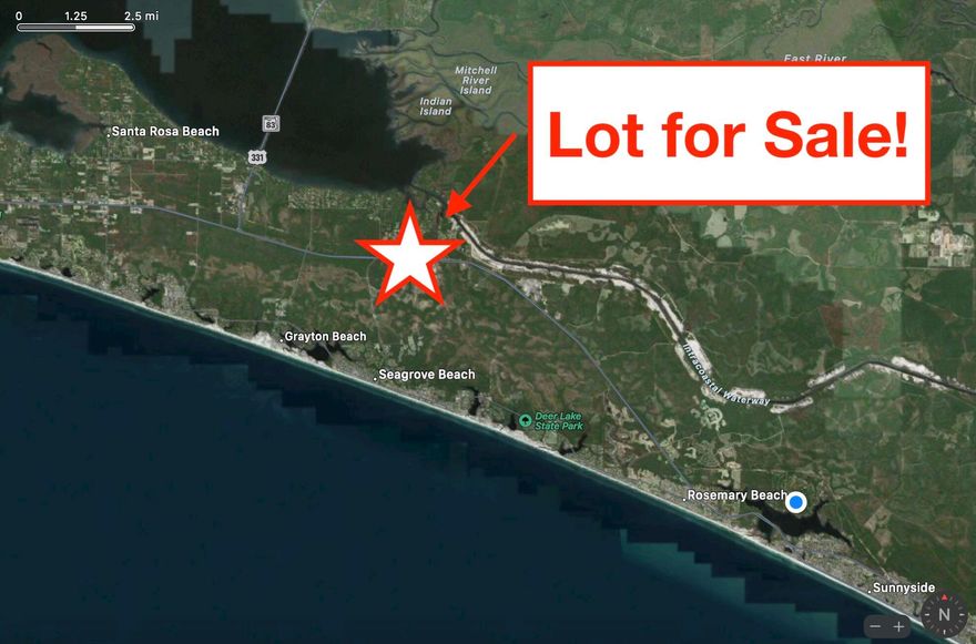 AMAZING OPPORTUNITY to build your dream home in beautiful Santa Rosa Beach! This oversized lot sits on a very quiet dead end street but is located in close proximity to everything your heart desires - It's the best of both worlds! Just 10 minutes to gorgeous Seagrove Beach, and a short hop to a major hospital, shopping, schools, etc. - This location is EVERYTHING! When you go to take a look at the lot please note that Marie Drive is NOT a through street - Make sure you turn around at the vacant lot and NOT at the end of Marie Drive on a private residence. Be sure to put in your offer soon because this lot WILL NOT LAST LONG!