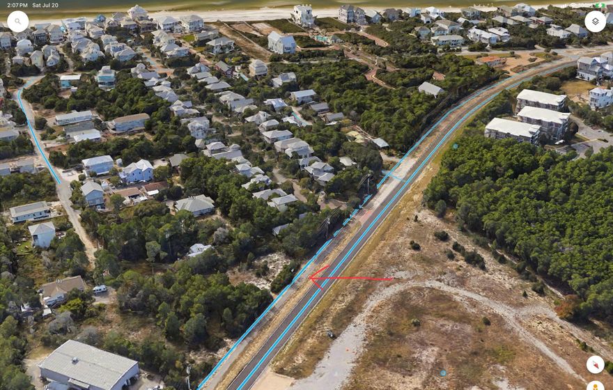 RARE Commercial land on30A. This is a prime development piece that includes architectural plans, engineering, and previous  DO. Located directly across the street from the lodge at 30A Gives a high traffic and pedestrian count. It is also located directly on the bike path. This will not last long.