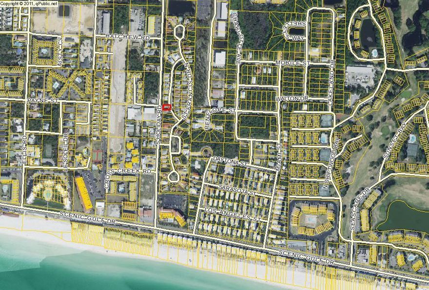 SOUTH OF HWY 98....TAP FEES PAID AND DEDICATED BEACH ACCESSTHIS IS A GREAT SINGLE FAMILY LOT IN A BEAUTIFUL GATED COMMUNITY WITH TWO POOLS. ALL UNDERGROUND UTILITIES PLUS COMMON LANDSCAPING AND COMMON IRRIGATION SYSTEM.