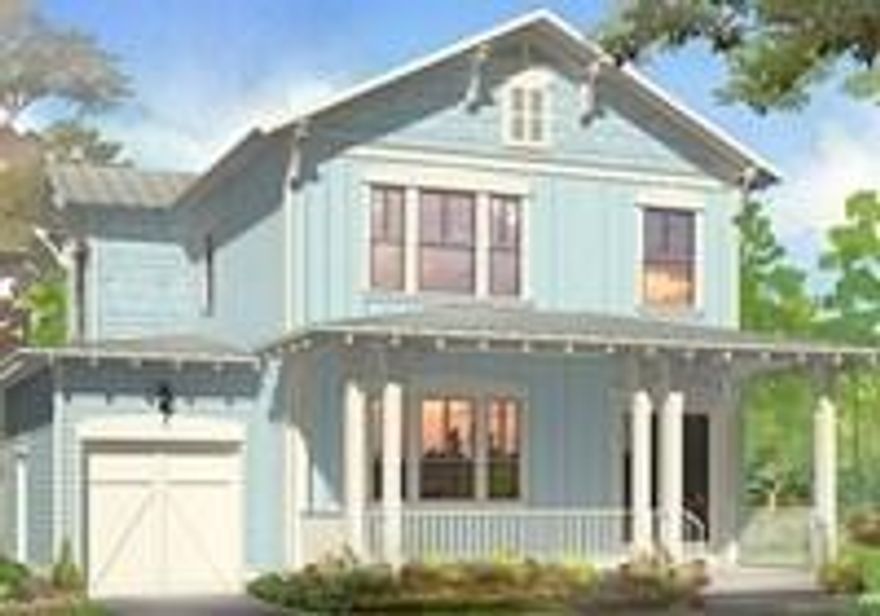 This Wind Chime home will be complete by December- just in time for the holidays! This home has a total of 3 covered porches! 2 story home with 1 car garage, 2,717 sq ft. With 4 bedrooms, 3 baths, and huge loft area you have room for all your friends! Walk into the open foyer, past a 1st floor bedroom into the wide open dining, family room and kitchen overlooking the wooded preserve. Living room features a cozy fireplace and white beams. Kitchen includes white cabinets, gorgeous light colored granite countertop, white subway tile, GE Caf Built in appliances including gas cooktop, and oversized island. Baths all feature quartz countertops, white cabinets, and white tile floors. Balcony off of owner's suite to enjoy your beautiful views. Whether you are looking for a full time residence  2nd home or rental, this home will fit the bill! NatureWalk at Seagrove has become the premier place to be near Seaside with the amenity-rich Gathering Place- complete with heated lap pool, hot tub, zero entry pool, fire pit, grills, and much more! Newly added amenities include trails throughout, Energi fitness stations, multi-purpose court, pickleball court, and more green space. NatureWalk has a seasonal beach shuttle running to and from the beach and Seaside! 
