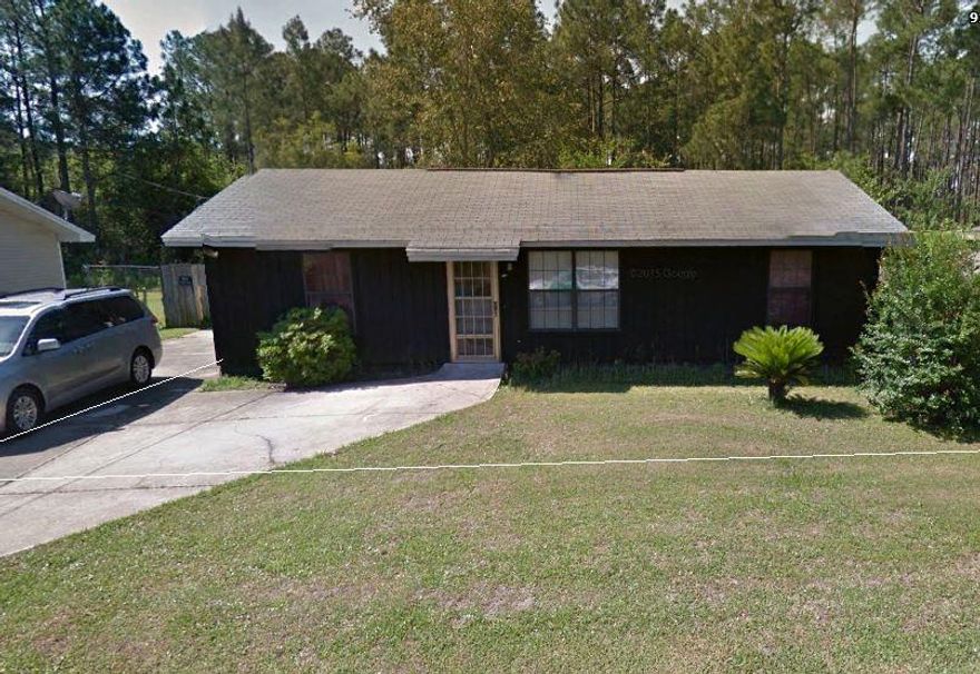 Great property located between Hurlburt Air Force Base & Eglin Air Force Base. Great condition wood flooring looks brand new for living room, dining room, kitchen and Bedrooms, BONUS room in front of the living room for office or family room with French Door opening. Three sides of the back yard are fenced, New Air-conditioning Unit. Dryer and Washer are included in the sale, minutes to the UWF and NWSC campus. Since a reduced price of $39K down, the SELLER will not pay all the closing costs, home warranty, and any repairs. The home is very good condition. Great investment or first time buyer. MUST SEE!