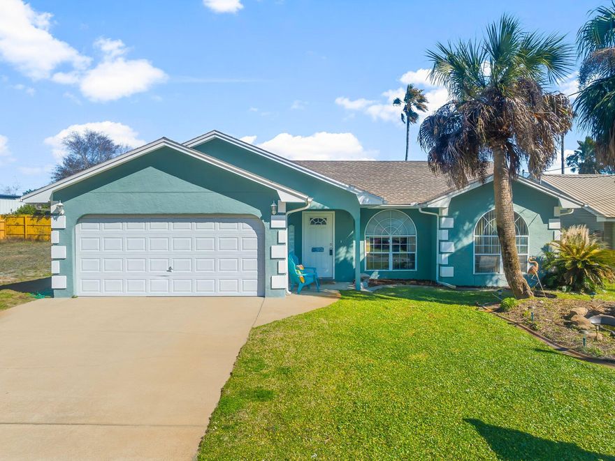 Charming Beach Home Near the Coast!This well-maintained 3-bedroom, 2-bathroom home features a desirable split floor plan and over 1,300 square feet of comfortable living space. The fully furnished interior boasts durable tile flooring throughout, making it move-in ready. An added bonus to this house is fully furnished.Step outside to a spacious backyard--perfect for family BBQs or even adding a pool. Located just a short walk from some of the world's most beautiful beaches, this home offers the perfect blend of relaxation and convenience. While short-term rentals aren't permitted in the neighborhood, this property presents a fantastic opportunity for a full-time rental or a personal coastal retreat.Don't miss out on this excellent investment--schedule a showing today!
