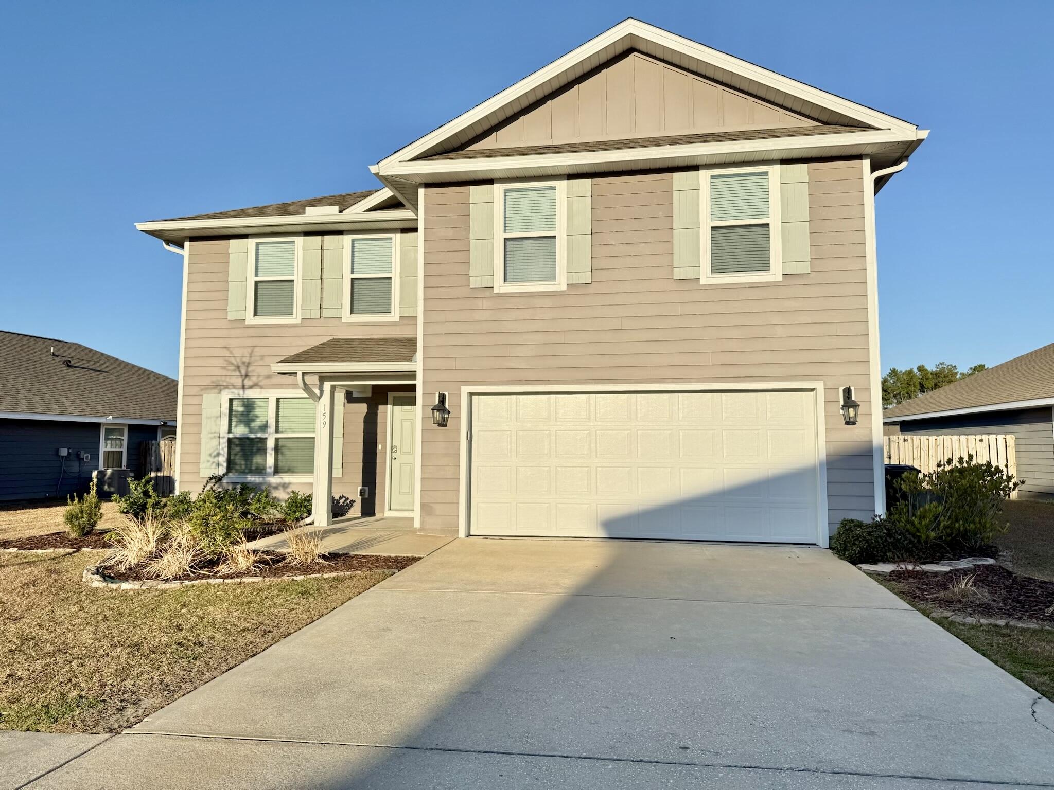 Welcome to 159 This Way, a charming 4-bedroom, 2.5-bathroom home with an additional bonus room, located in the heart of Freeport, FL. This spacious residence features an open floor plan, perfect for both relaxing and entertaining. With 2,400+ square feet of living space, the home boasts modern finishes, including updated kitchen appliances, large living areas, and a bright and airy atmosphere throughout.The master suite offers a private retreat with ample space, while the additional bedrooms are generously sized. The bonus room provides flexibility for an office, home gym, or playroom, offering endless possibilities. Enjoy the convenience of a well-maintained backyard and proximity to local shops, schools, and the serene landscapes of Freeport.