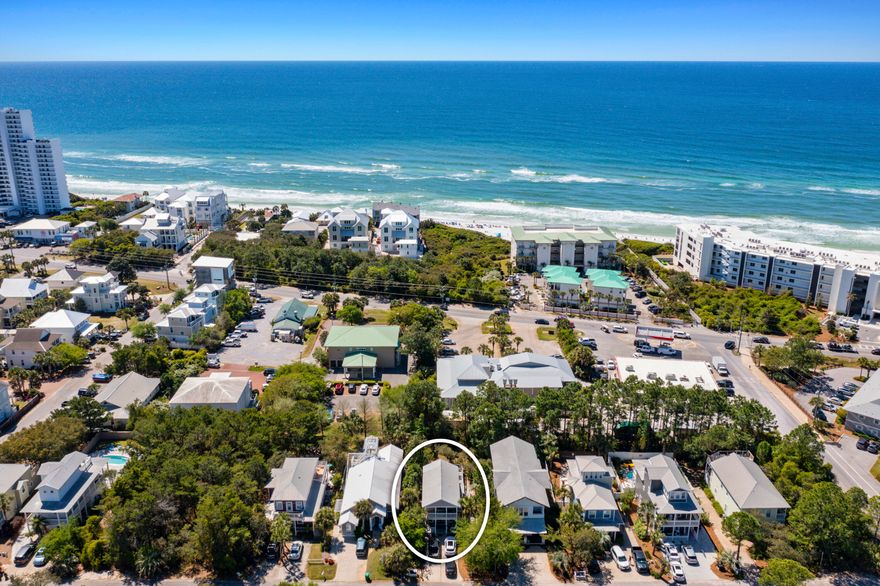 Welcome to your slice of paradise in the Village of Sugar Beach! This charming 3-bedroom home (with a new roof in 2024) is just one block away from the sugar white sand and turquoise blue water of the Gulf of Mexico. Imagine waking up to the sound of waves crashing and enjoying morning strolls on the beach.Nestled amidst the vibrant community of Seagrove Beach, this home offers not just a prime location, but also easy access to nearby shops and restaurants, making every day a vacation.Step inside to discover an open living/dining/kitchen space  The kitchen was recently updated and is a culinary enthusiast's dream, boasting stainless steel appliances and a gas stove that'll have you cooking up a storm. A first floor bedroom with access to the large deck outside completes this level Upstairs, each of the two bedrooms features its own balcony, The Primary bath was recently updated including new tile and fixtures. When it's time to entertain, the spacious back deck beckons with its promise of al fresco dining and leisurely evenings under the stars.

Plus, with access to the community pool, you'll have the perfect spot to cool off after a full day at the beach.

Don't miss your chance to make this beachside retreat your own. Schedule a showing today and start living the laid-back coastal lifestyle you've been dreaming of!