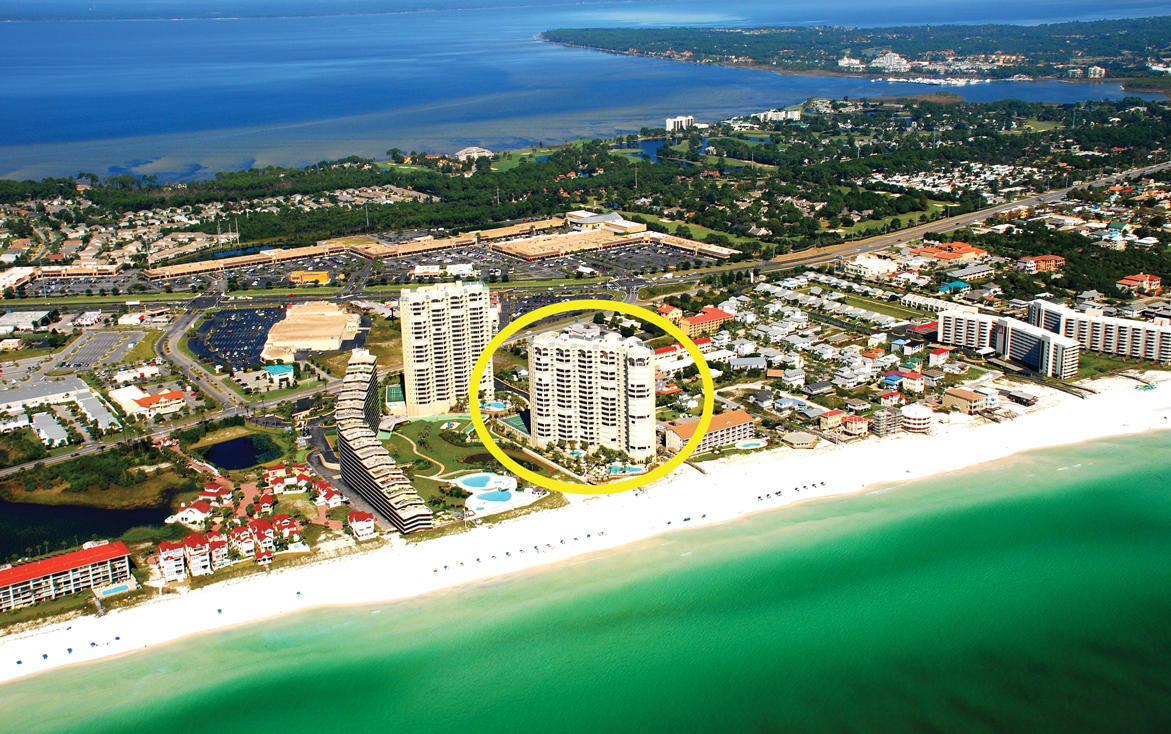 Grand Dunes is a premier beachfront address in Destin and Villa 1710 is the most desired floorplan and stack, oriented closest to the beach, offering house-like spaciousness and nearly maintenance-free beachfront enjoyment through the care and diligence of an outstanding association! The 180 degrees views on your private balcony are breathtaking! Upgraded audio/video system features the user-friendly Nuvo smart system. Gorgeous wall coverings, finishes, and fixtures are consistent throughout. It is quite infrequent to encounter listings for villas of this caliber at Grand Dunes; therefore, time is of the essence to inquire and coordinate your private showing...