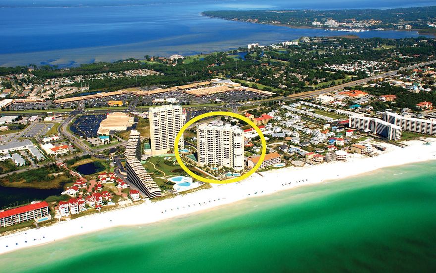 Grand Dunes is a premier beachfront address in Destin and Villa 1710 is the most desired floorplan and stack, oriented closest to the beach, offering house-like spaciousness and nearly maintenance-free beachfront enjoyment through the care and diligence of an outstanding association! The 180 degrees views on your private balcony are breathtaking! Upgraded audio/video system features the user-friendly Nuvo smart system. Gorgeous wall coverings, finishes, and fixtures are consistent throughout. It is quite infrequent to encounter listings for villas of this caliber at Grand Dunes; therefore, time is of the essence to inquire and coordinate your private showing...