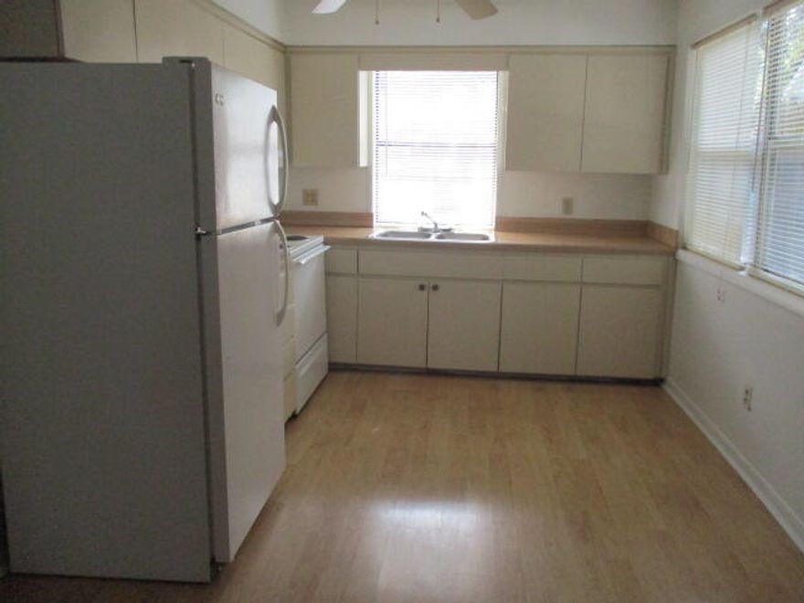 QUIET, COZY, SHADED COMPLEX.  NEW FLOORING THROUGHOUT, CARPET IN LIVING AREAS AND BEDROOMS. THE UNIT IS CENTRAL ELECTRIC.  LAUNDRY ROOM WITH HOOK UPS FOR YOUR OWN WASHER AND DRYER. ALL OF THE YARD MAINTENANE IS TAKEN CARE OF BY THE COMPLEX. WATER SEWER AND GARBAGE AND PEST CONTROL ARE INCLUDED WITH THE RENT.  ADDITIONAL RENT APPLIES FOR EXTRA OCCUPANCY. LEASE FOR 8 MONTHS . NO OUTSIDE FURNITURE OR GRILLS ALLOWED . NO PETS ALLOWED. NO DISHWASHER.NO ACCESS TO THE BODY OF WATER BEHIND THE MAIN HOUSE AT THE BACK OF THE PROPERTY. YOU MUST CALL LISTING COMPANY FOR APPOINTMENT AND LISTING AGENT TO ACCOMPANY ALL SHOWINGS. CALL OUR OFFICE # TO MAKE APPT. NO APPT MADE BY EMAI