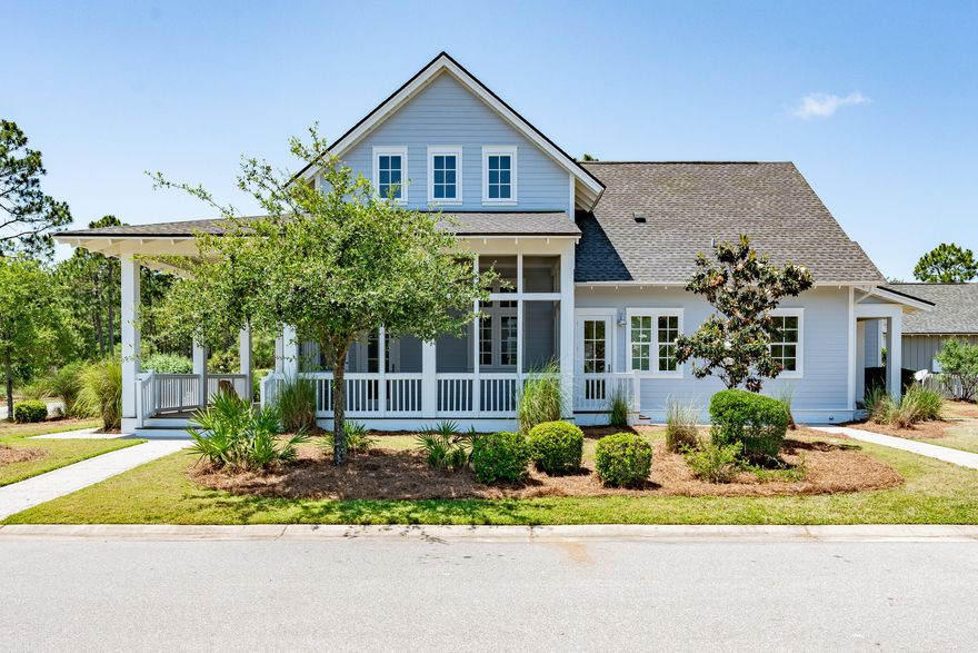 Welcome to this stunning home in the highly sought-after Pathways neighborhood, known for its charm and sense of community. This Millbrooke plan offers sophisticated living with unbeatable curb appeal, featuring two spacious front and side porches that are perfect for both relaxing and entertaining.Step inside the expansive great room, boasting 12' ceilings and elegant transom windows, where the kitchen, living, and dining areas flow seamlessly together, creating the true heart of the home. With soaring ceilings and 8' solid core doors, this residence exudes a bright, airy ambiance that enhances its sense of grandeur.The gourmet kitchen is complete with quartz countertops and a premium appliance package, thoughtfully designed to combine style and convenience. Upstairs, you'll find a private retreat that includes a second living area, powder room, two spacious bedrooms with ensuite baths, and a versatile bonus space ideal for additional living or entertainment.

This home is a rare gem, blending luxury with functionalityperfect for those looking to create lasting memories in an extraordinary setting. Don't miss this opportunity!

Note: This home was previously used as a sales office and has never been lived in. It is being sold as is, and includes warranty information provided in an attached document.

The Watersound Origins community is one of South Walton's most coveted neighborhoods for its exceptional amenities, beautiful new homes, and prime location. Amenities include the Village Commons pool & fitness center, sports courts including tennis and pickle ball, miles of nature trails, dock access to Lake Powell, unlimited golf (included in HOA fees), and lots of green space for outdoor play. The all new Watersound Town Center brings a new level of excitement and convenience to the community with a Publix Super Market, delicious restaurants, healthcare facilities, and more right at the entrance to the neighborhood! 

*Please check with the on-site community specialists for the latest information for this home.