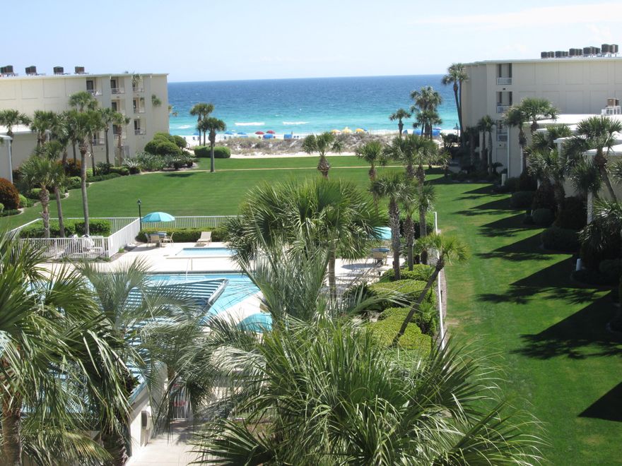 This unit is located in the heart of Destin directly on the Gulf of Mexico. PHB is a spacious 2BR/2BA unit with a spectacular view overseeing the gulf, pool and luscious courtyard. PHB is located approximately 75 yards from the sugary sand. No need to cross busy Highway 98!!! Silver Dunes sits on the south side of highway. Certainly a deal on its own! MOTIVATED SELLER, PRICE REDUCED!!!