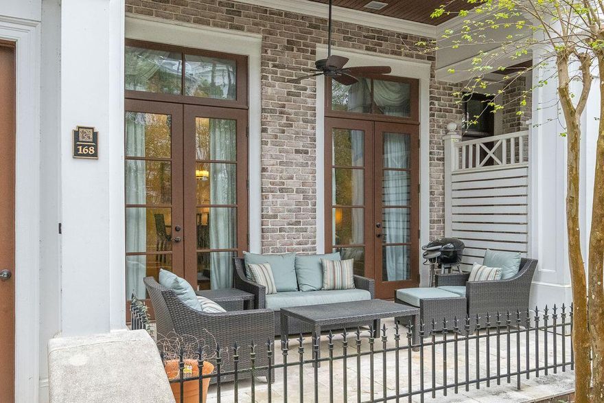 Tucked away in the Baytowne Wharf area of Sandestin Golf & Beach Resort, Le Jardin is a gated community with New Orleans inspiration. This well maintained luxury townhome features 3 bedrooms and 3.5 baths and offers views of the Choctawhatchee Bay. The first floor is open and spacious and provides plenty of room for entertaining. The kitchen boasts Viking appliances, granite countertops and a wine fridge. The second floor is home to two guest suites with a connecting balcony that overlooks the bay and two full bathrooms. The exquisite master suite takes up the entire third floor and boasts views of the bay from the private balcony. The master bathroom features marble tile, a two sided fireplace, a walk in shower and a separate soaking tub. Le Jardin is