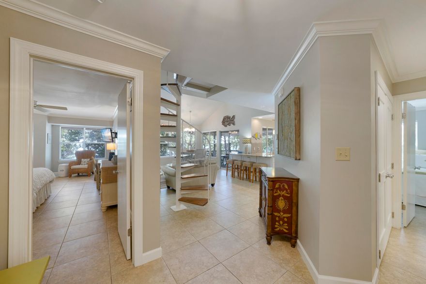 ***PREPARE TO BE AMAZED***COMPLETELY RENNOVATED AND BEAUTIFULLY FURNISHED ****GREAT INVESTMENT*** PRIVATE BEACH***GATED COMMUNITY ***RENTAL READY** Discover this stunning 3 bedroom, 3 bath Coastal Carolina style beach cottage, completely remodeled down to the studs for modern luxury. The home boasts new smooth ceilings, crown molding, replaced glass in all windows, and elegant tile floors on the main level. Each bathroom has been updated with new tile, plumbing fixtures, and vanities, ensuring a fresh and contemporary feel throughout. The kitchen footprint has been expanded to include additional storage and new tall cabinets, a beautiful wet bar with a wine and beverage cooler, and granite countertops. The loft area has been enclosed for added privacy. A motorized shade was installed on the vaulted ceiling window for easy operation. Although never in a rental program, this cottage is  rental-ready and fully furnished with no deferred maintenance.
The spacious and open floor plan is flooded with natural light, showcasing fabulous furnishings and finishes, including new tile flooring, crown molding, updated lighting, and granite countertops. Step out to your generously furnished screened-in porch, complete with a flat-screen TV, and a breakfast bar. The Zen setting of this porch gives you the feeling of being in a treehouse, overlooking soothing grounds.
The large master bedroom features a walk-in closet and a completely updated en-suite bath with a walk-in shower. This cottage is ideally located, being close to the beach and just a short stroll to the tennis courts, community pool, gazebo, mailboxes, lighted basketball and pickleball courts, and a playground area. You'll also be near the entertainment venues of Sandestin, Silver Sands Outlet Mall, Publix, and Grand Boulevard.
Hidden Dunes is a private, low-density, gated beachfront resort spanning 27 acres with manicured mature vegetation, walking paths, lighted fountains, and pools. This development offers a professional tennis facility with six Rubico courts and a Proshop, in-season tram service, horseshoe pits, four pools, three hot tubs, BBQ grills, and 24-hour security. The private beach provides full beach service, and tennis enthusiasts will appreciate the seasonal tennis activities, tournaments, instructional programs taught by USPTA teaching staff, and matchmaking services.
This beach cottage is a rare find and will sell quickly. Don't miss the opportunity to make lifetime memories with family and friends on the quiet sugar sand beaches of Hidden Dunes. Hurry to secure your dream home today!
