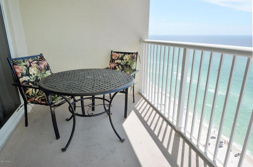 Beautifully decorated 1180sq.ft 2Br/2Ba unit in excellent condition. Upgraded tile and fresh paint throughout. Master bedroom and living/dining area are gulf front. Separate glass shower, whirlpool tub, doubly vanity and separate dressing area. Living area and master bedroom open up to gulf front balcony. Prime floorplan for rental/resale. A great little weekend getaway or a wonderful investment opportunity. Call today for a showing! EXCELLENT RENTAL INCOME POTENTIAL. Well maintained  new water heater & new clothes dryer installed in 2016. Enjoy the good life at Majestic Beach with an unparalleled deck of resort style amenities including: 650 linear feet of sugar white GULF FRONTAGE, Four Large outdoor pools (2 at Tower I and 2 at Tower II)