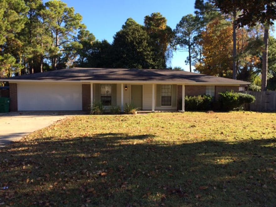 Lovely home in the heart of Destin conveniently located to close schools, shopping, and beaches. Kell-Aire Gardens is a family oriented neighborhood with sidewalks and two parks. Inviting open floor plan with two living spaces, freshly painted complete with crown molding throughout. Large privacy fenced yard with a gunite pool. Lawn pump was replaced in 2014. Ample space on the side yard to store a boat and a large shed with power. Great home in a great neighborhood. Buyer to verify square footage, screen porch and utility room listed on appraiser's site have been finished and are heated and cooled. Will be sold ''as is''.