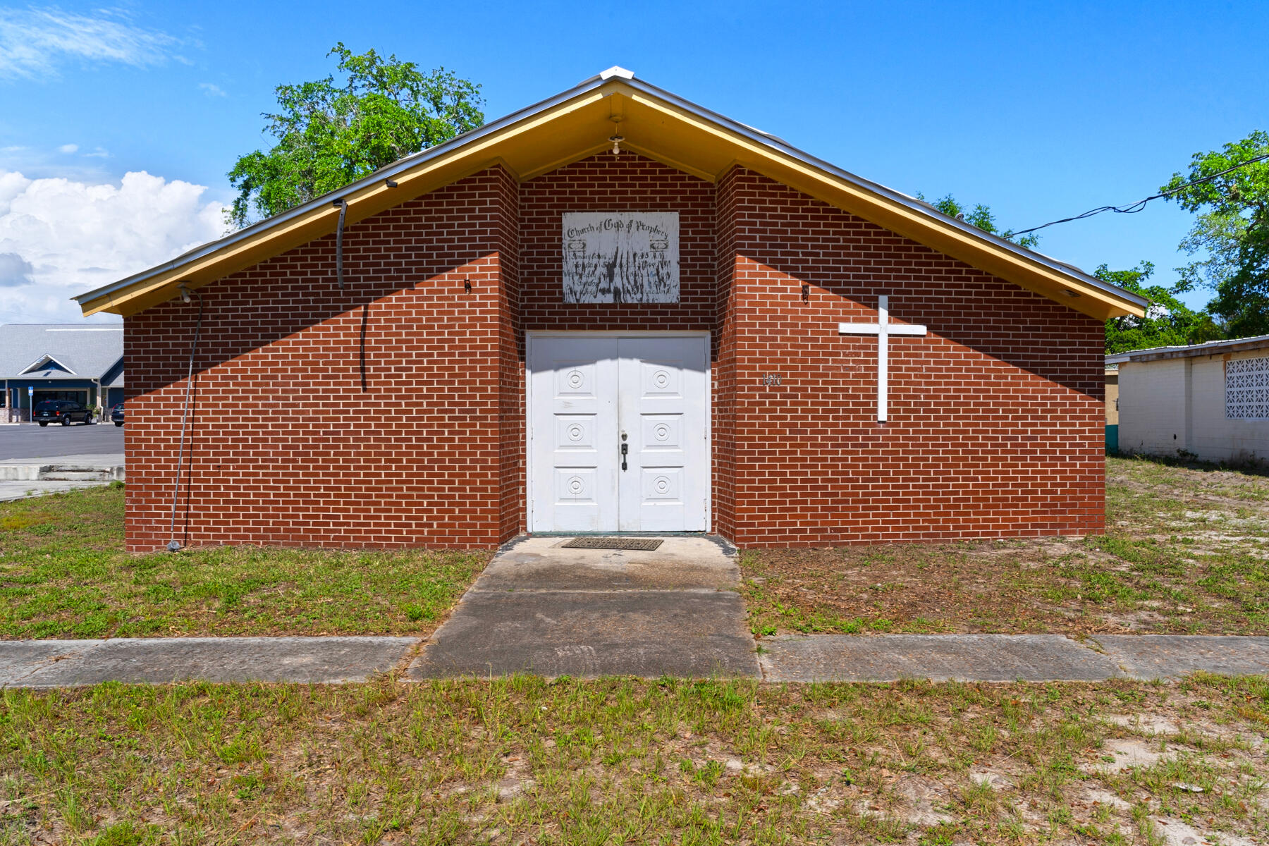 Come view this unique property with two building structures on the property; plus a small shed in the back of the lot. Bring these buildings back to life with a little bit of work! The largest building is just over 2800 square feet and was used as a church building. Lots of space to make it your own! The smaller building is just over 1000 square feet and was used as a residence. The property is located a block from Hwy 98 and close to the Saint Andrews area! Great location and Great potential here! Property is being sold as-is.