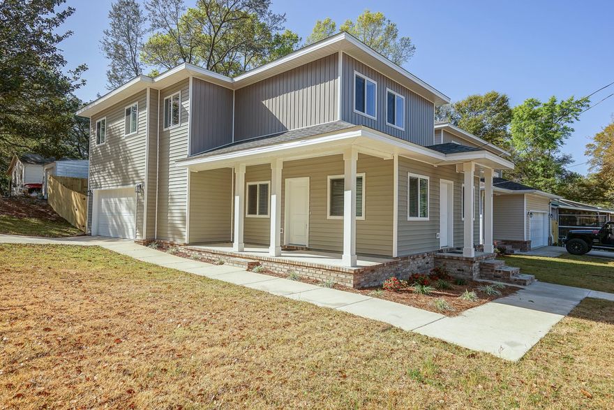 Right in the heart of Niceville. This newly built home offers an open floor Plan featuring Granite Counter tops. Custom Cabinets in Kitchen as Bathroom. Stainless Steel Kenmore Appliances, Refrigerator 3 Door. Upgraded Laminate flooring on first floor. 2nd Floor New Carpet , between floors includes dense noise abatement insulation. Stairway carpeted. Double Vanities in Master and 2nd Bath., Laundry Room 1st Floor. Abundant storage throughout. Rinnai Water System. Fenced Back Yard. Sprinkler System. 20' Side Covered Porch. Oversize Side load Garage. Vinyl Siding., Seller pays Title, Doc on Deed, Survey. One Year Builder Warranty. Central Electric Heating down.Gas Heating 2nd Floor. Brick surround and Brick Steps to entrance. AN EXTERIOR DOOR WILL BE ADDED FOR ENTRANCE TO GATED YARD.