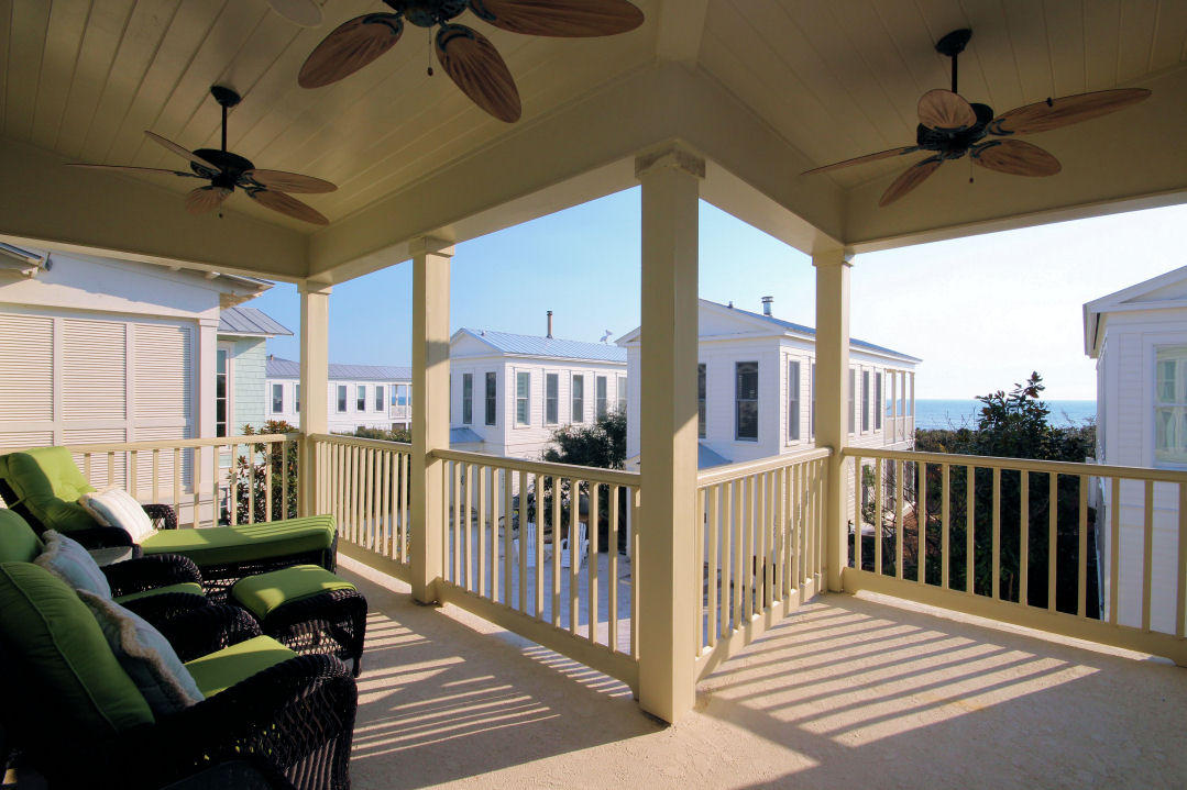It's all about location and this one's got it! South of 30-A, this sweet home offers astounding gulf views without the astounding gulf front price! With three master suites and three baths, everyone is treated like a King. One bedroom even has built-in bunks for the kiddos. Beautiful hardwood floors gleam throughout the cottage. Mostly wood interior offers low maintenance and that wonderful 'beachy' feel everyone loves. Custom kitchen boasts beautiful granite counter tops and high-end appliances including gas range. Though compact, the tall ceilings add to the spacious feel of this beach home and the generous ''L'' shaped porch perfectly blends the indoor with outdoor living. Much time will be spent on the porches soaking up the sunshine while being gently lulled to sleep by the surf.