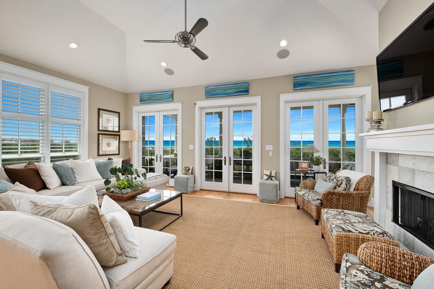 VIEWS - VIEWS - VIEWS  This East End corner residence in the gated community of Cypress Dues has unobstructed and sweeping views across Tops'l State Park to the Gulf of Mexico and Stallworth Lake.  This beautifully maintained, 4 Bedroom, 4.5 Bath residence is sold furnished and is the perfect beach home, investment property, or as a second home getaway with family and friends.  With over 3000 square feet of interior living space, the home features three oversized balconies where you can relax at the beach and enjoy the breezes from the gulf of Mexico in a tranquil setting overlooking the park and the Gulf of Mexico.  Cypress Dunes amenity center boasts a stunning pool and workout facility.    Call today to schedule your personal tour of this amazing residence.  Buyer to verify dimensions.