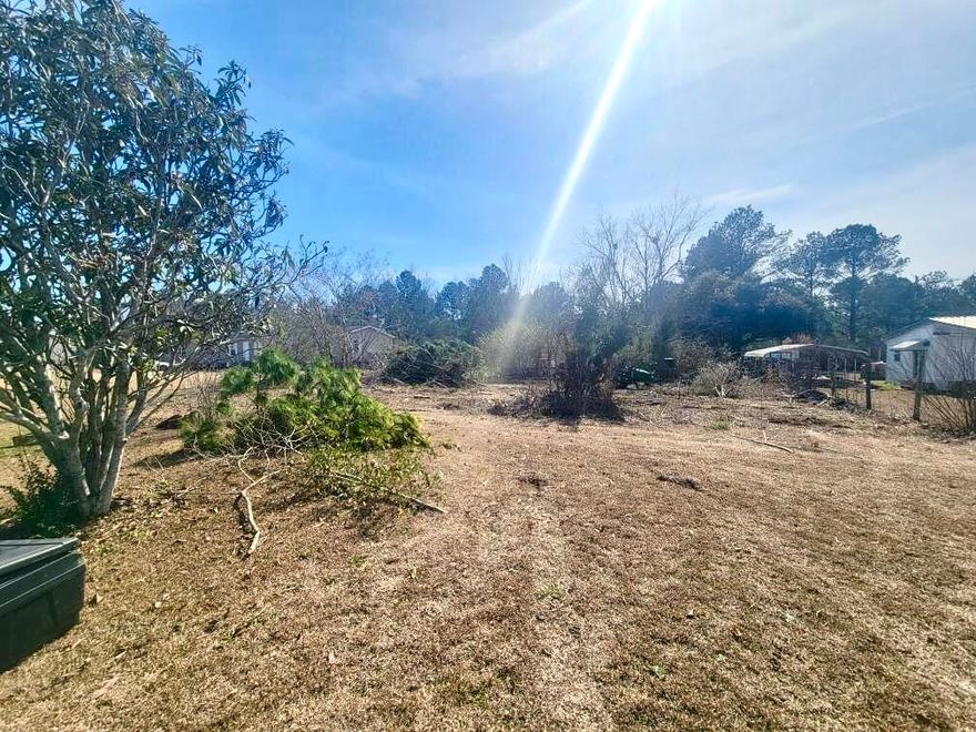 Great location for a manufactured home appx. 15 minutes to  Dothan, AL.  Lot has been partially cleared and has a septic tank (not guaranteed, Buyer may order a septic inspection), water tap is in place with Taylor Water Dept.  The real estate sign is next to the water meter.  Lot has Japanese magnolia tree, Loquat and Pecan tree.  Lot is also located on a paved road.  Schools available in this area are:  Rehobeth Elementary, Middle School and High School that service this area.