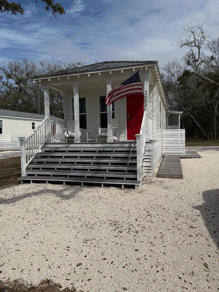 Beautiful & Charming Cottage across from the Walton County Grady Brown Park.  View of Choctawhatchee Bay from your porch.  Walk across the road and enjoy fishing, boating, or swimming. This beautiful 2BR/1BA Cottage is fully furnished with all the trimmings.  Spotless interior.  The rent of $2500 per month includes, electric, water, sewer, cable, internet and yard maintenance. Lease required of six months or more.  See today and move in tomorrow.